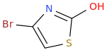 4-BroMo-2-hydroxythiazole molecular structure