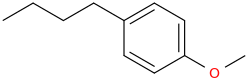 4-Butylanisole molecular structure