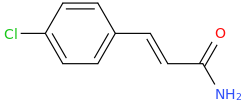 4-Chlorocinnamamide molecular structure