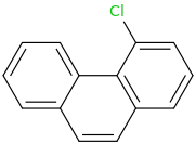 4-Chlorophenanthrene molecular structure