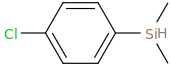 4-ChlorophenylDimethylsilane molecular structure