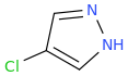 4-Chloropyrazole molecular structure