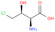 4-Chlorothreonine molecular structure