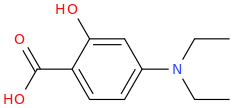 4-DIETHYLAMINOSALICYLIC ACID molecular structure