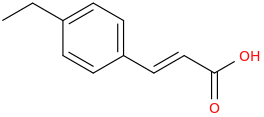 4-ETHYLCINNAMIC ACID molecular structure