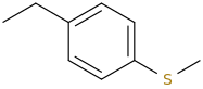 4-ETHYLTHIOANISOLE molecular structure