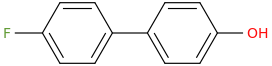 4-Fluoro-4'-hydroxybiphenyl molecular structure