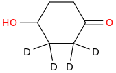 4-Hydroxy Cyclohexanone-d4 molecular structure