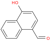 4-Hydroxy-1-naphthaldehyde molecular structure