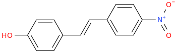 4-Hydroxy-4'-nitrostilbene molecular structure