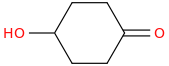 4-Hydroxycyclohexanone molecular structure