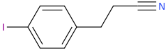 4-IODOBENZENEPROPANENITRILE molecular structure