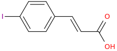 4-IODOCINNAMIC ACID molecular structure