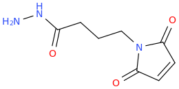 4-MALEIMIDOBUTYRIC ACID HYDRAZIDE molecular structure