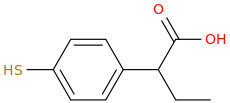 4-MERCAPTOPHENYLBUTYRIC ACID molecular structure