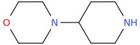 4-Morpholinopiperidine molecular structure