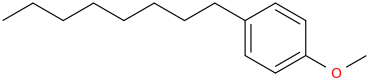 4-Octylanisole molecular structure