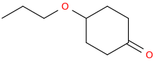 4-Propoxycyclohexanone molecular structure
