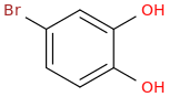 4-bromopyrocatechol molecular structure