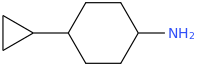 4-cyclopropylcyclohexan-1-amine molecular structure