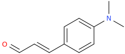 4-dimethylaminocinnamaldehyde molecular structure