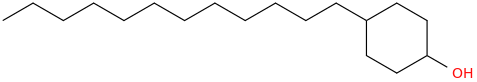 4-dodecylcyclohexan-1-ol molecular structure