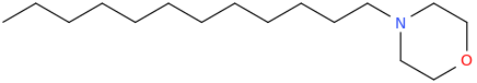 4-dodecylmorpholine molecular structure