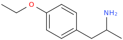 4-ethoxyamphetamine molecular structure