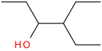 4-ethylhexan-3-ol molecular structure