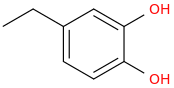 4-ethylpyrocatechol molecular structure