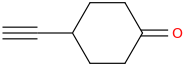 4-ethynylcyclohexan-1-one molecular structure