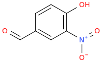 4-hydroxy-3-nitrobenzaldehyde molecular structure