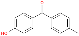 4-hydroxy-4'-methylbenzophenone molecular structure