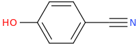 4-hydroxybenzonitrile molecular structure