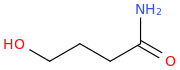 4-hydroxybutyramide molecular structure