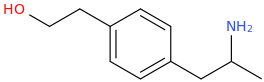 4-hydroxyethylamphetamine molecular structure