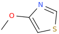 4-methoxythiazole molecular structure