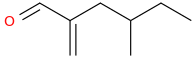 4-methyl-2-methylidenehexanal molecular structure
