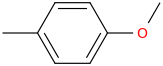 4-methylanisole molecular structure