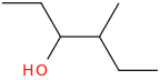 4-methylhexan-3-ol molecular structure
