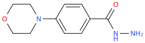 4-morpholinobenzohydrazide molecular structure