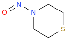 4-nitrosothiomorpholine molecular structure