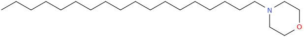 4-octadecylmorpholine molecular structure