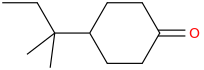 4-tert-pentylcyclohexanone molecular structure