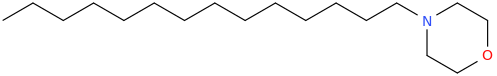 4-tetradecylmorpholine molecular structure