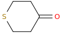 4-thiacyclohexanone molecular structure