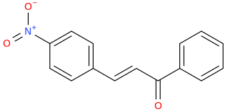 4NITROCHALCONE molecular structure