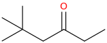 5,5-dimethylhexan-3-one molecular structure