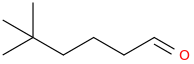 5,5-dimethylhexanal molecular structure