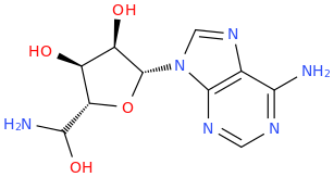5'-AMINOADENOSINE molecular structure